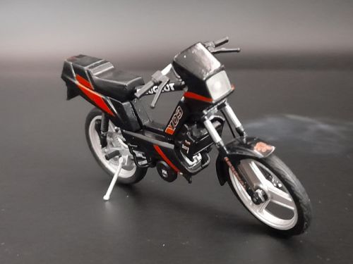 Peugeot 103 Rcx Noir Et Rouge Phase 1 1/18