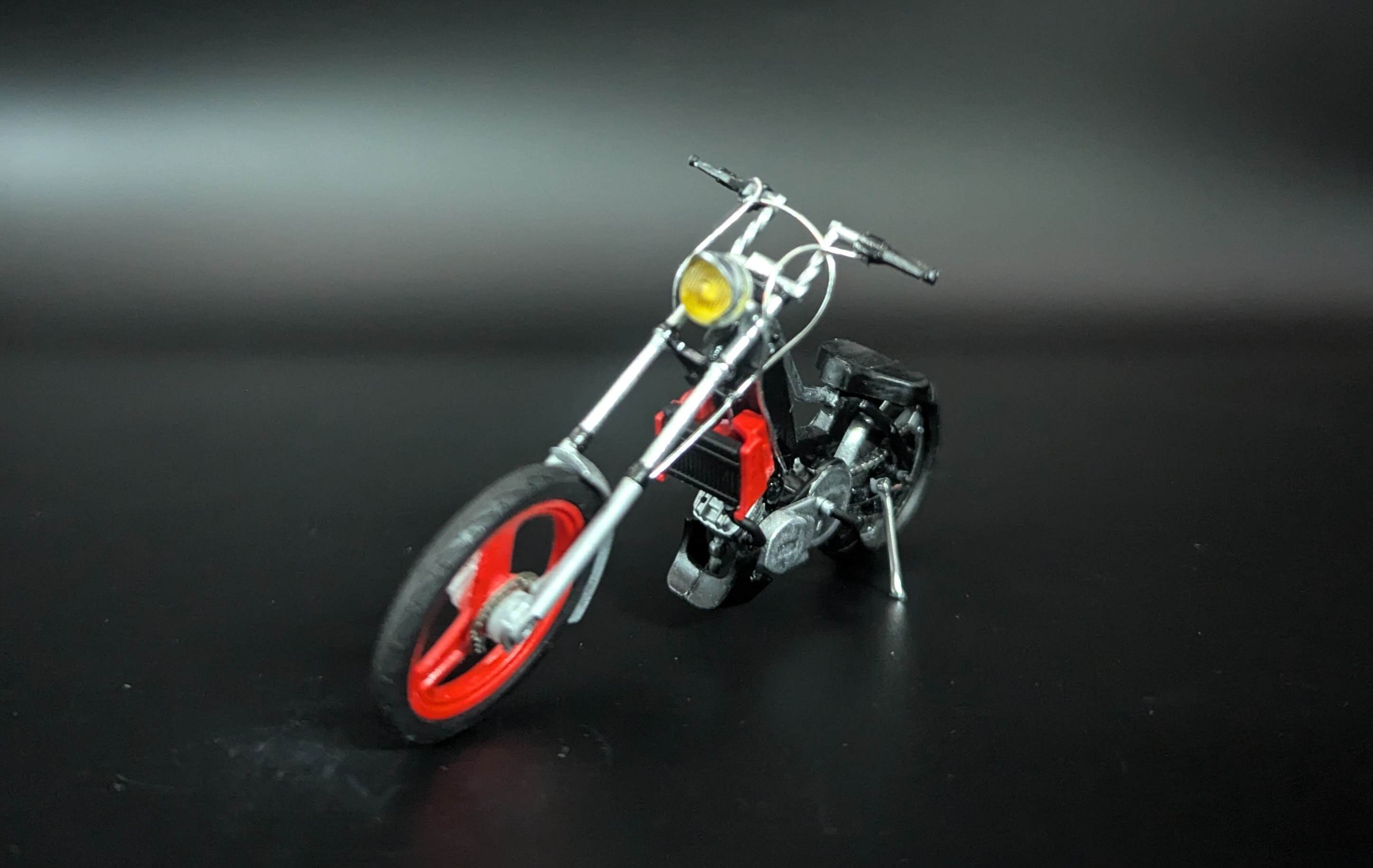 Peugeot 103 Sp Noir Chopper Style Harley Davidson 1/18