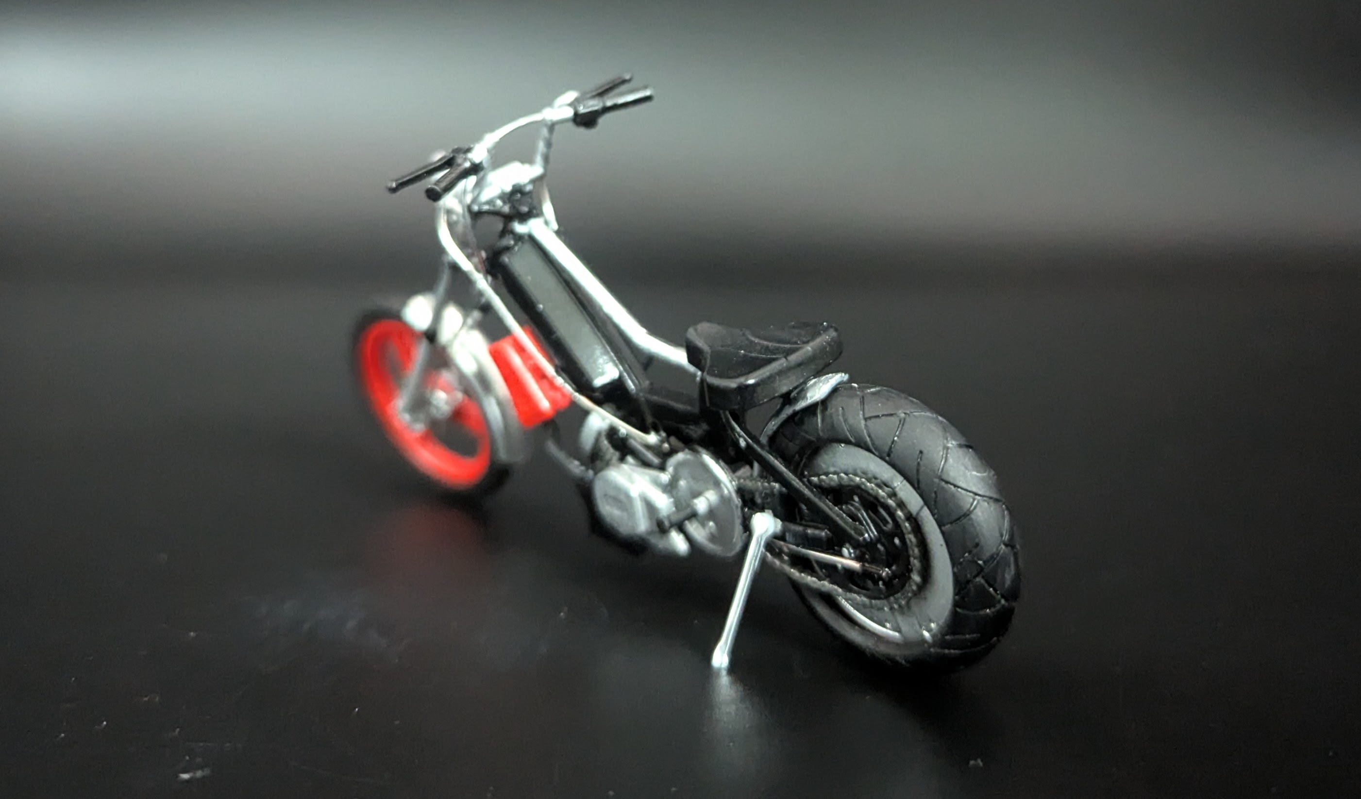 Peugeot 103 Sp Noir Chopper Style Harley Davidson 1/18