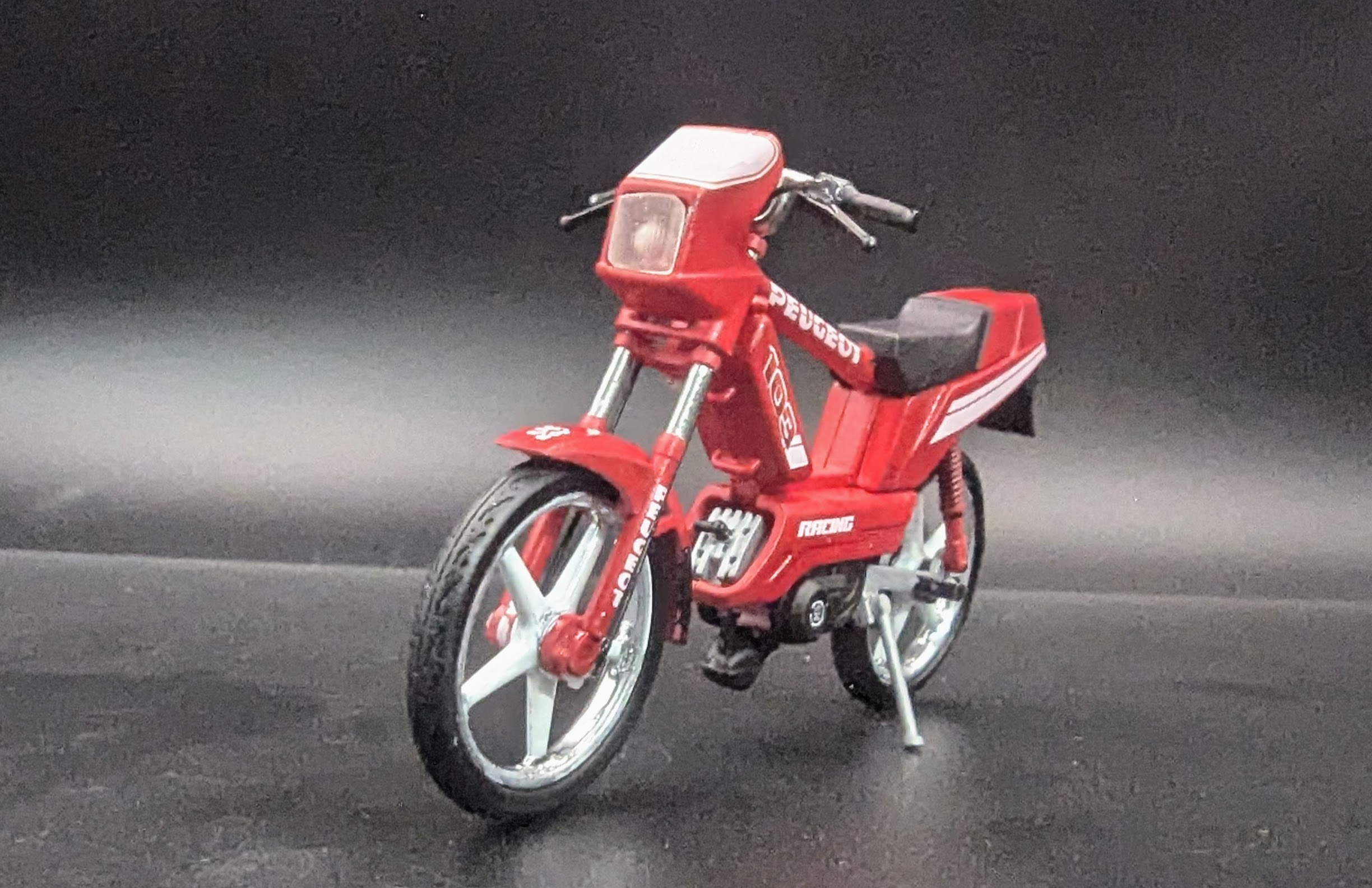 Peugeot 103 Rcx Rouge Moteur Air Totalement Origine 1/18